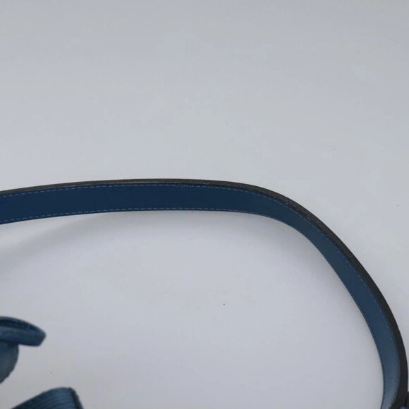 LOUIS VUITTON Epi Petit Noe Shoulder Bag Blue M44105 LV Auth 114680 - Picture 9 of 16